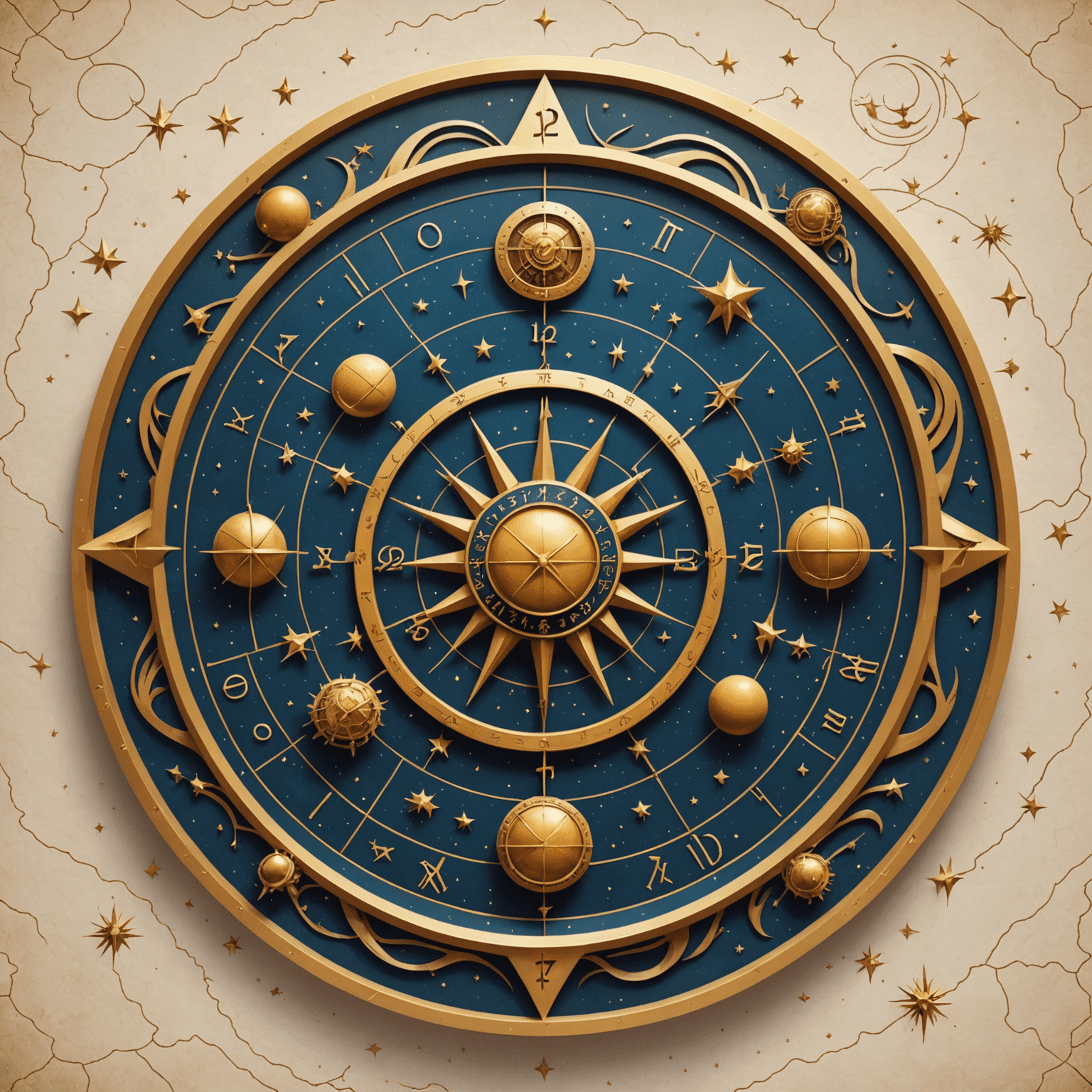 Лого компаније Way to the Zodiac Path са астролошким симболима